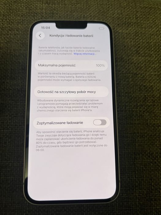 Iphone 14 128gb, 100% bateria, gwarancja