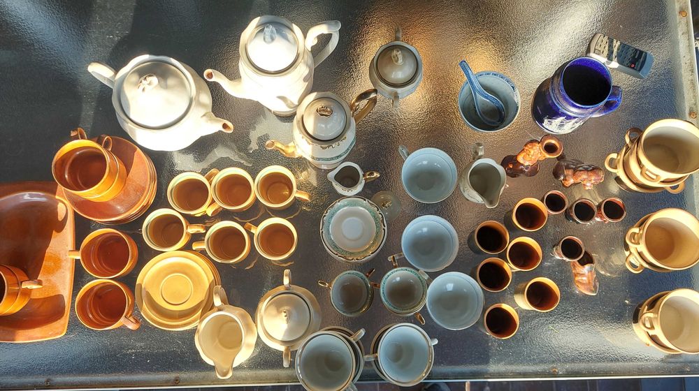 Porcelana z różnych zakładów z czasów PRL