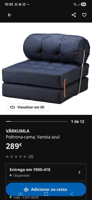 Sofá cama individual