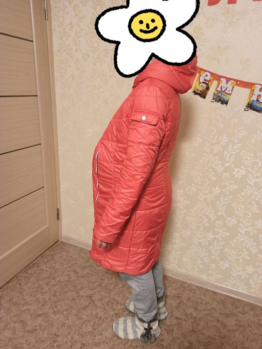 Продам зимовий пуховик для вагітних