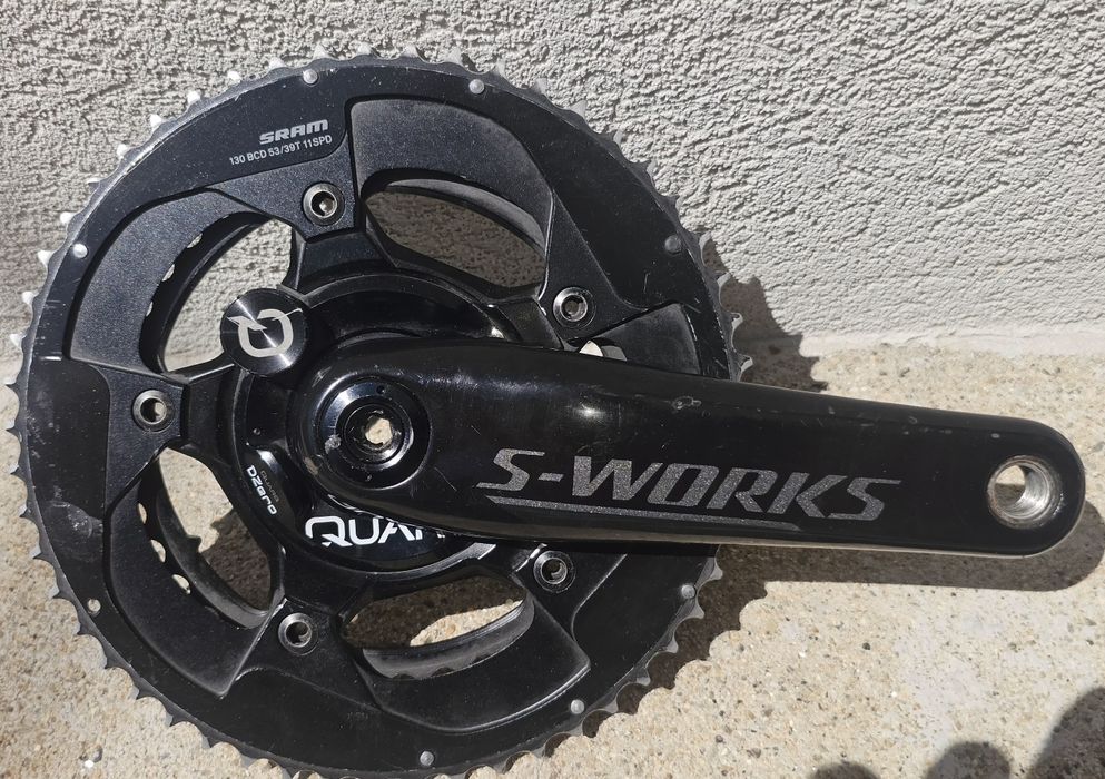Pedaleiro S-work com potenciometro Quarq