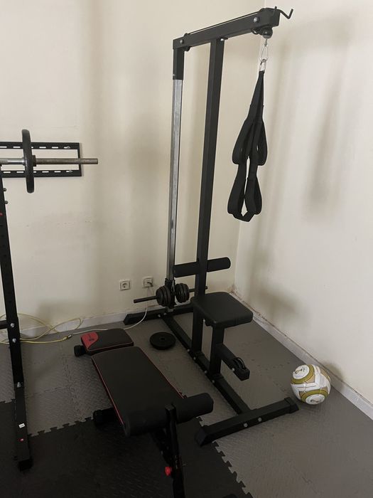 Home Gym Completo - Anilhas + halteres tudo incluido +120kg