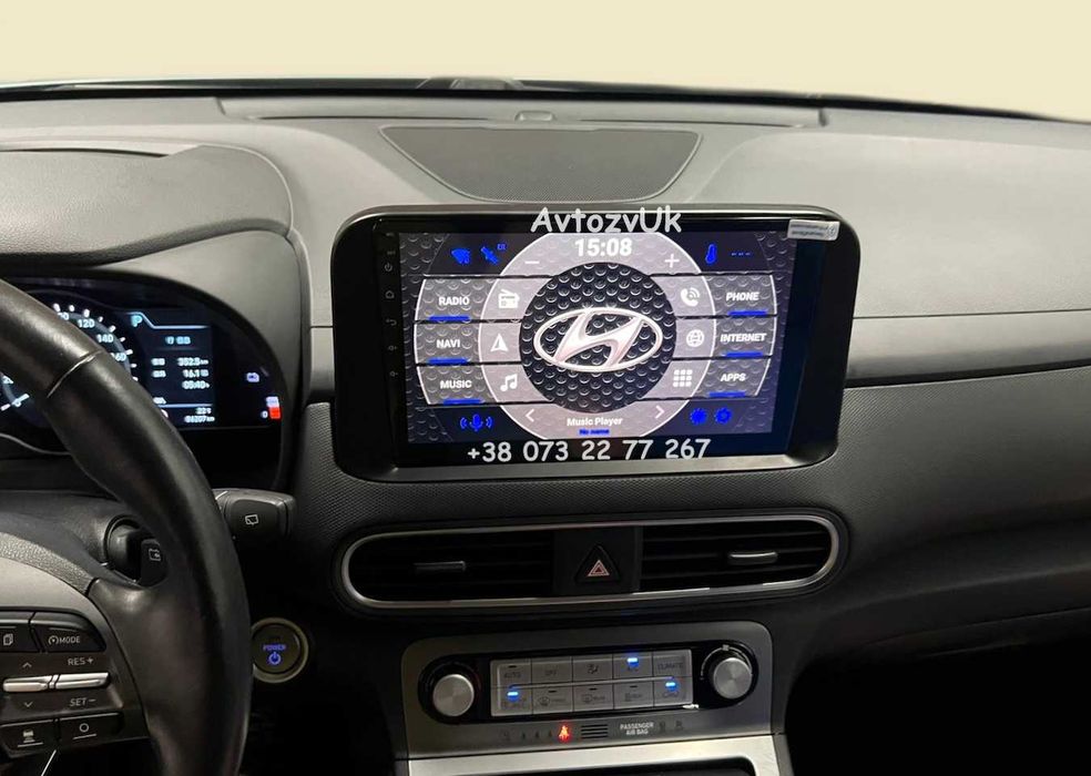 Магнитола I30 Hyundai I20 IX20 I40 KONA LAFESTA EV MATRIX GPS Android 16