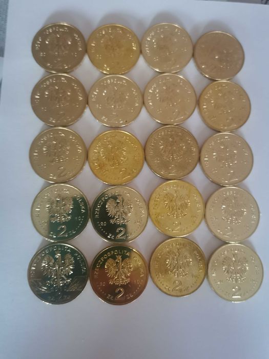 2zł 2010 r. Komplet 20 sztuk.