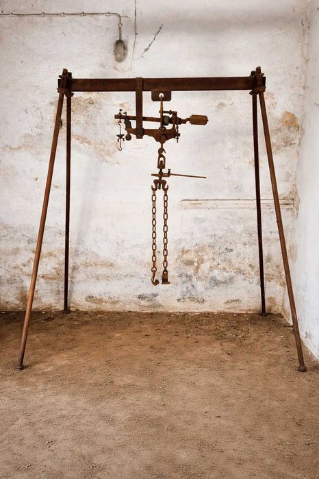 Balança antiga em ferro