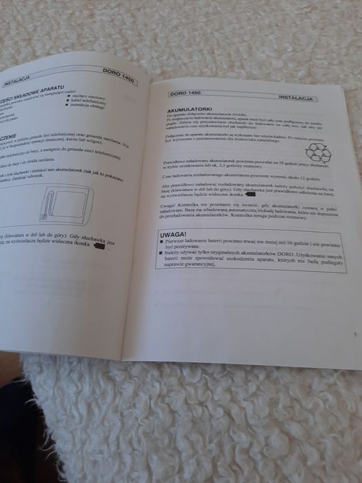 Sprzedam instrukcję obsługi.