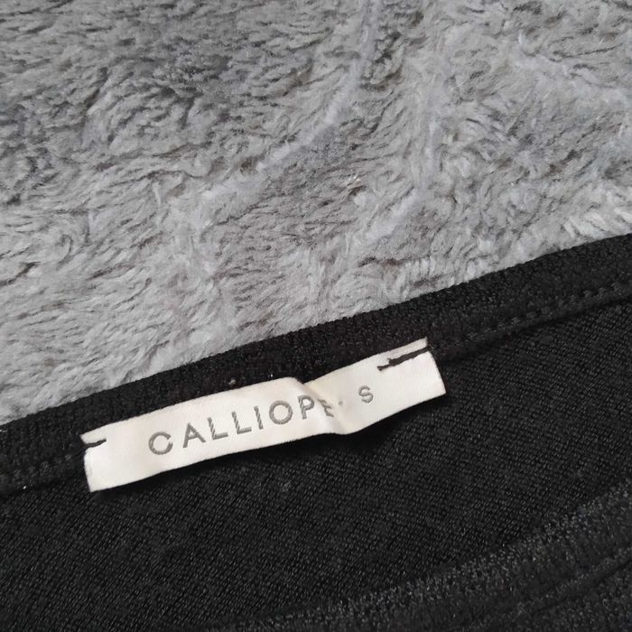 Komplet czarny crop top S spódnica top