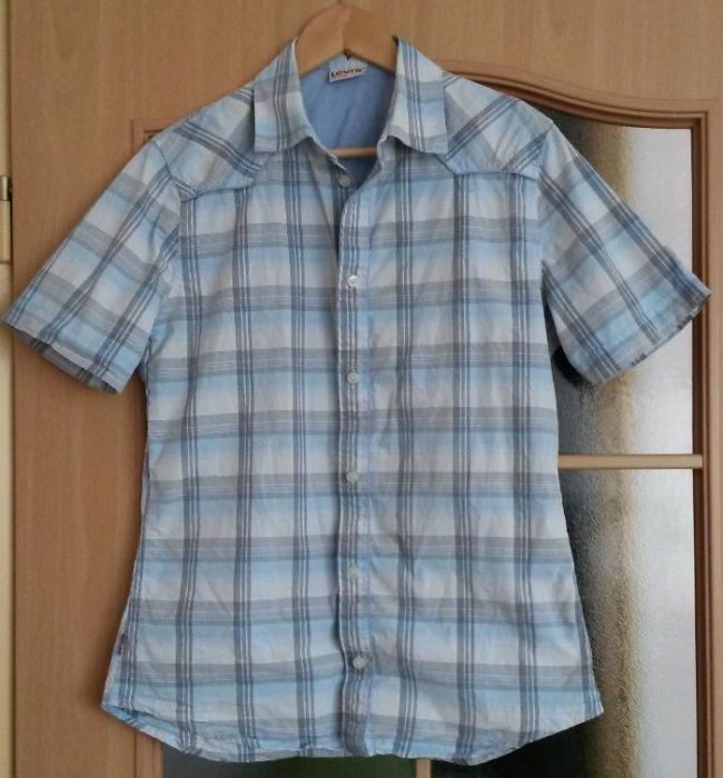 LEVIS roz S/M markowa JAK NOWA bawełna koszula modna kratka