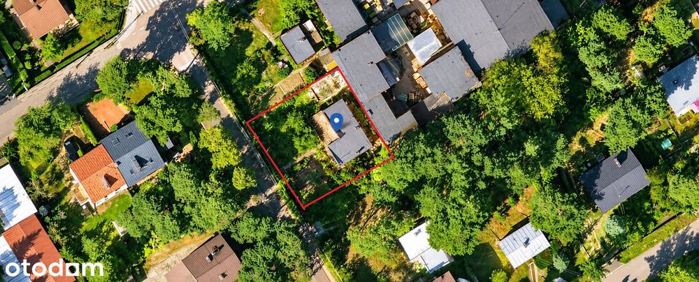 Działka budowlana 512 m² Józefów MPZP Media Las
