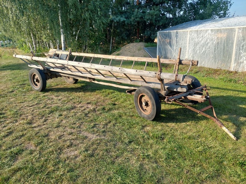 Wóz  drabiniasty z możliwością przerobienia na skrzyniowy