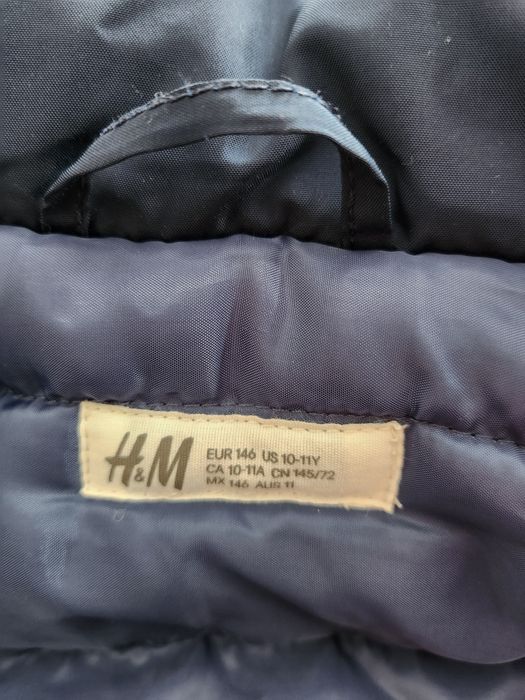 Kurtka zimowa chłopięca H&M r 146