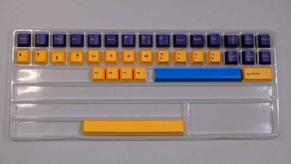 172 Keycaps Double Shot PBT SOLIDEE Nautilus Cherry US-ANSI ENTER ISO