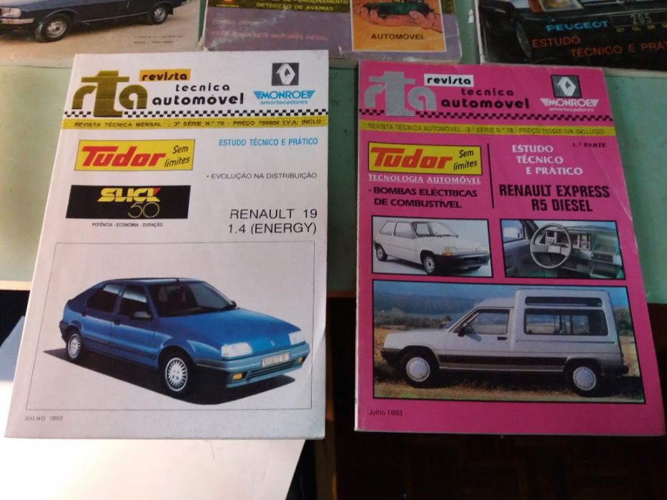 Revistas Técnicas do Automóvel e 32 Revistas AUTOFOCOS