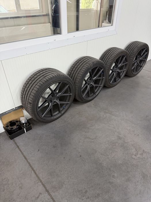 Кованные Japan Racing R19 SL01 5x120 8.5-9.5J,новая резина