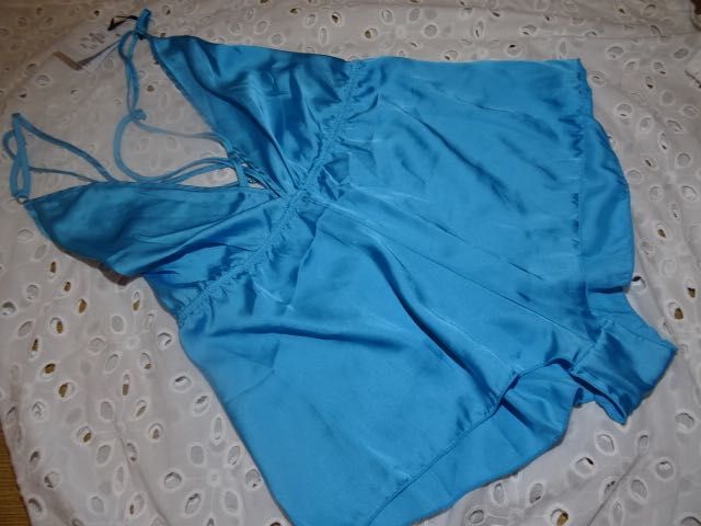 Primark satynowa piżamka body XS