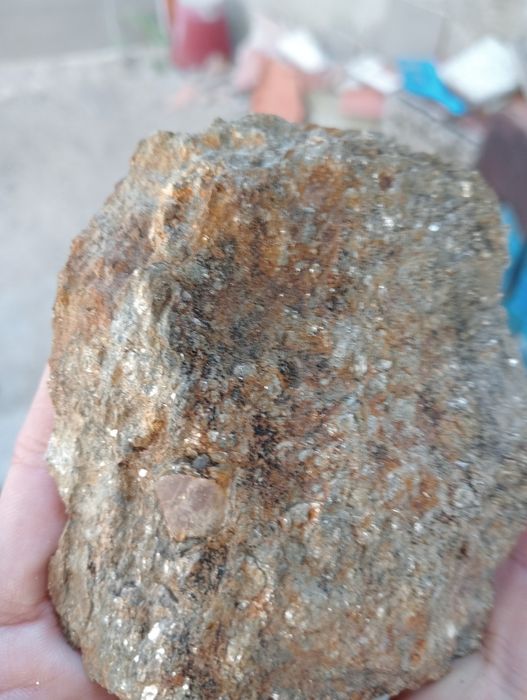 Quartzo mica e turmalina