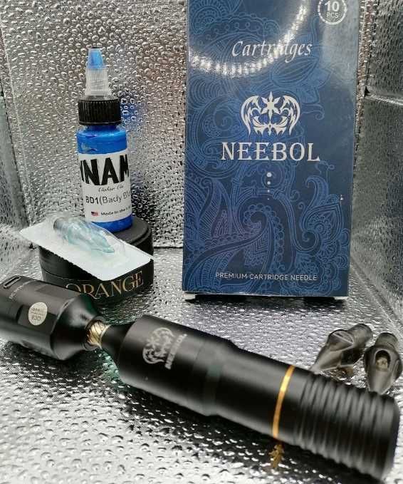 Тату набір зТату-машинкой pen style Neebol Rocket