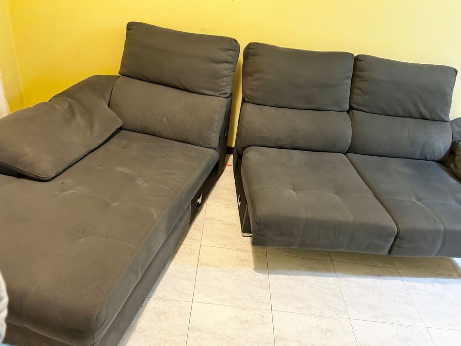 Sofá tamanho Família retrátil