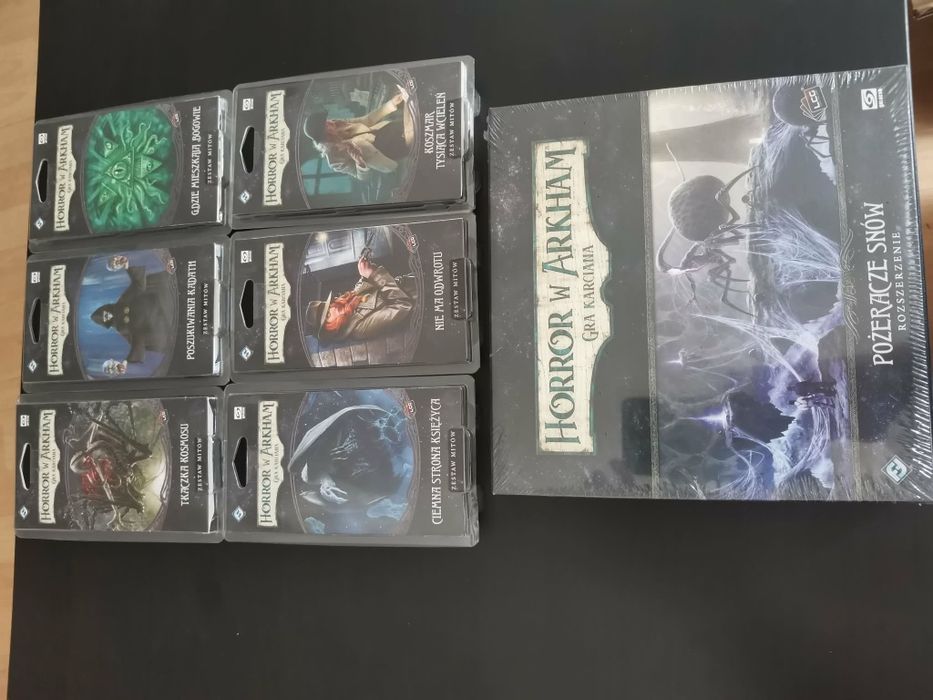 Horror w arkham pożeracze snów stare wydanie folia