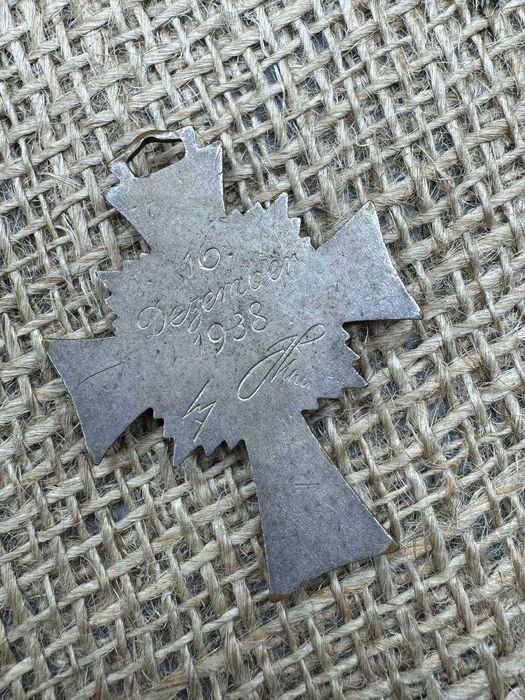 krżyz Matki 1938 2j klasy posrebzany original ww2 wh tanio