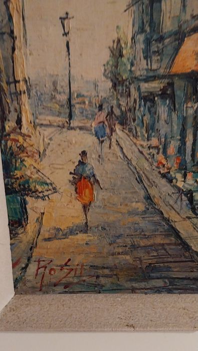 Magnífica pintura a óleo Romero Silva Antonio
