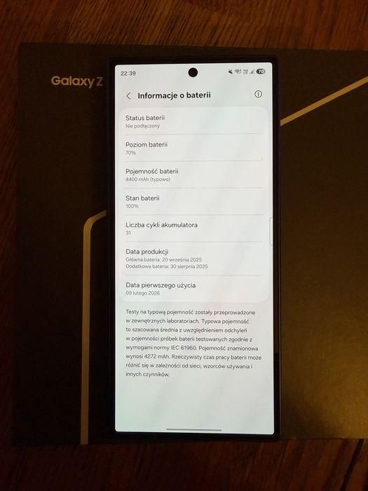 Samsung Z Fold 7 12/256GB - Ideał