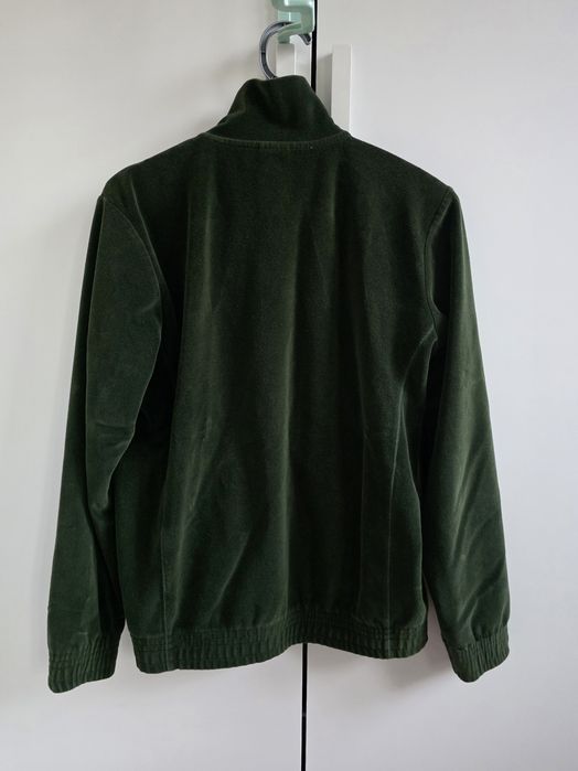 Champion bluza welurowa rozpinana zielona S  frotte