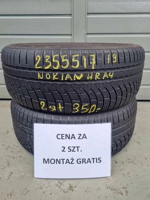 235/55/17 cena za 2 szt zimowe** nokian wa-wa centrum. gwarancja!!! mo