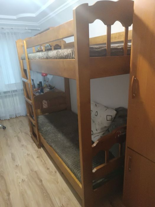 Двухярусная кровать, дерево бук