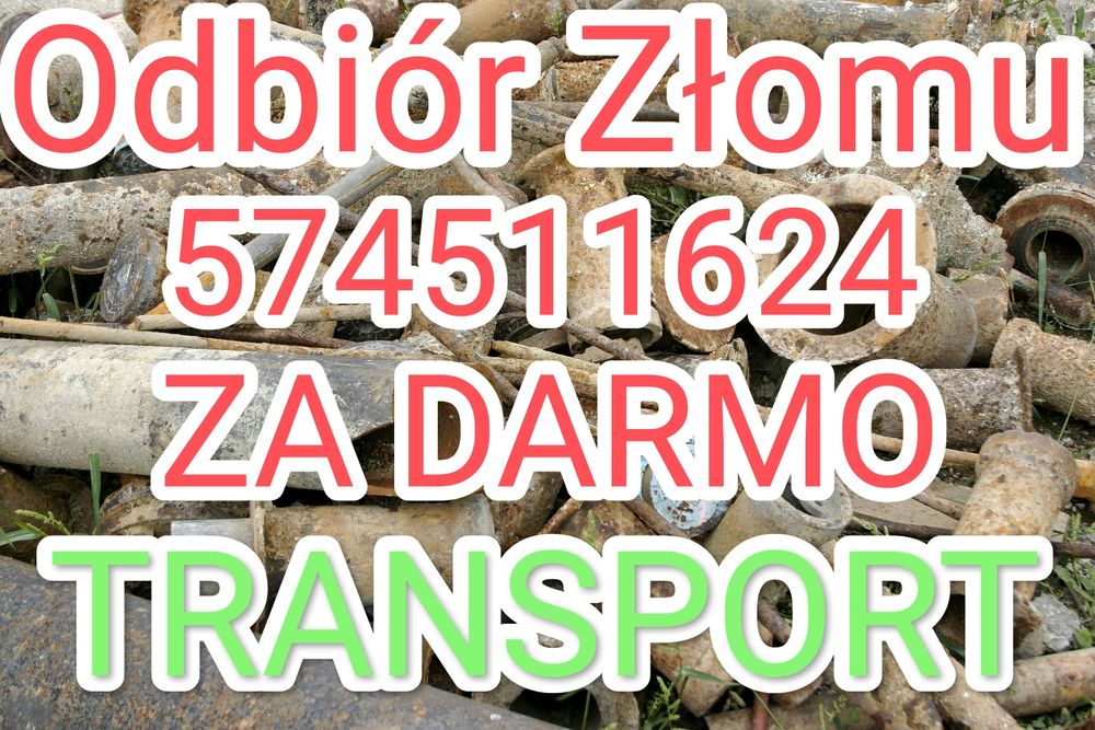Odbiór Złom Wywóz złomu, Sprzątanie Posesji Wywiózę Złom Kontynery