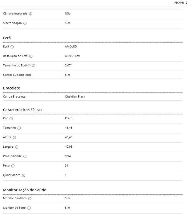 Smartwatch XIAOMI Redmi Watch 6 (2.07'' - Bluetooth - Autonomia até 12 dias - Preto)