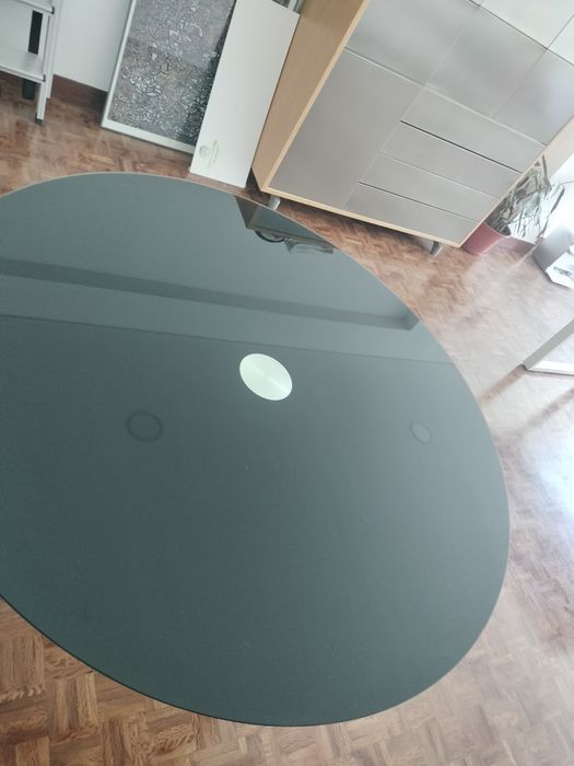 Mesa redonda de Vidro temperado Area Store 120cm diametro