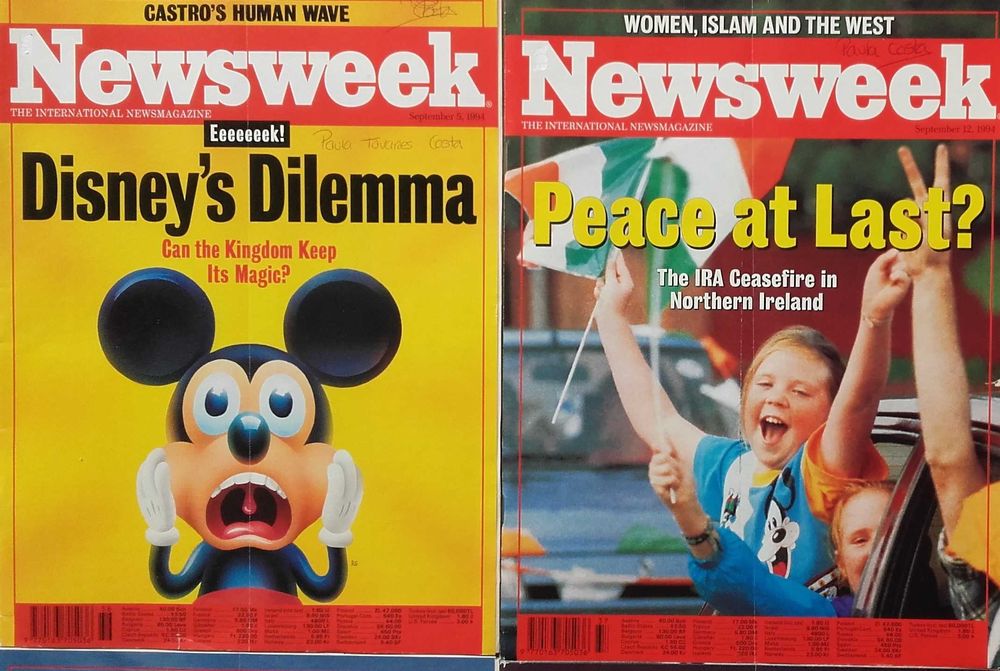 Revistas Newsweek de 1994