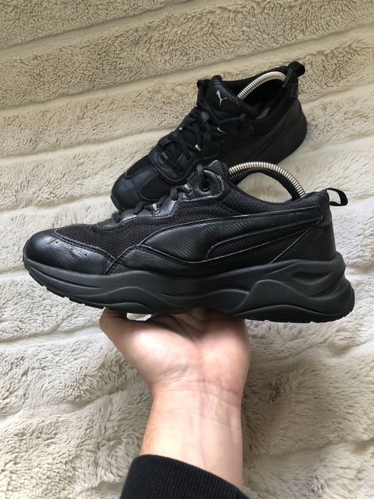 PUMA CILIA (38) 24см женские кроссовки кожаные