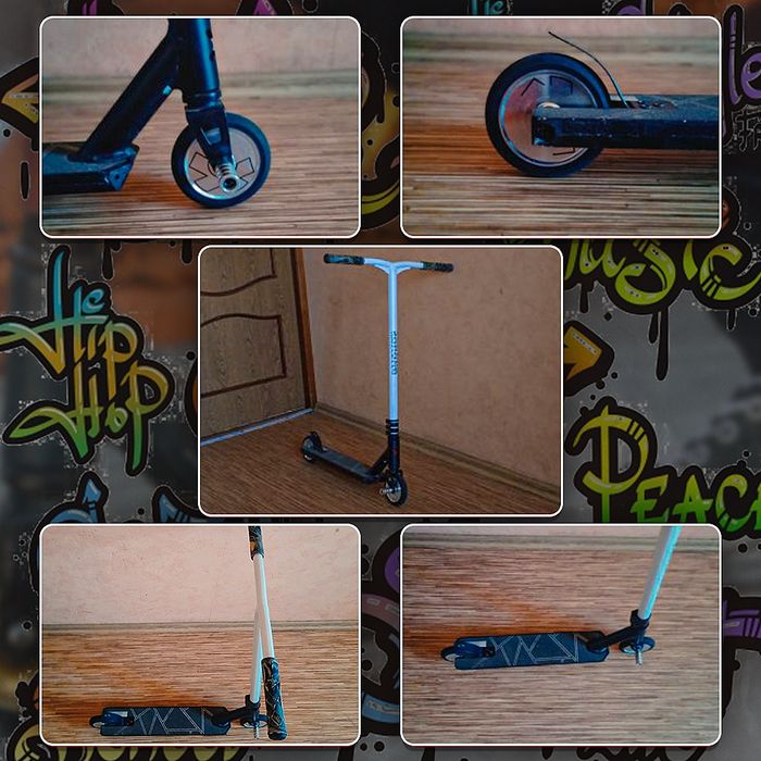 Трюковой самокат LEIDART PRO Explore 120мм (SC-832) б/у
