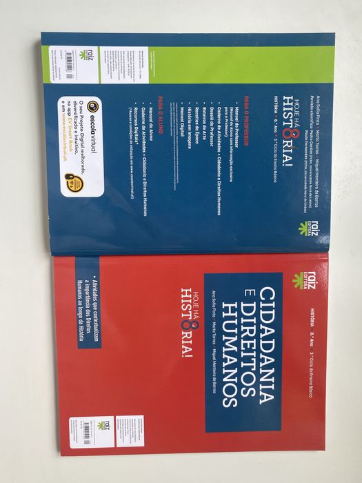 Manual Hoje Há História! 8 Raiz Editora