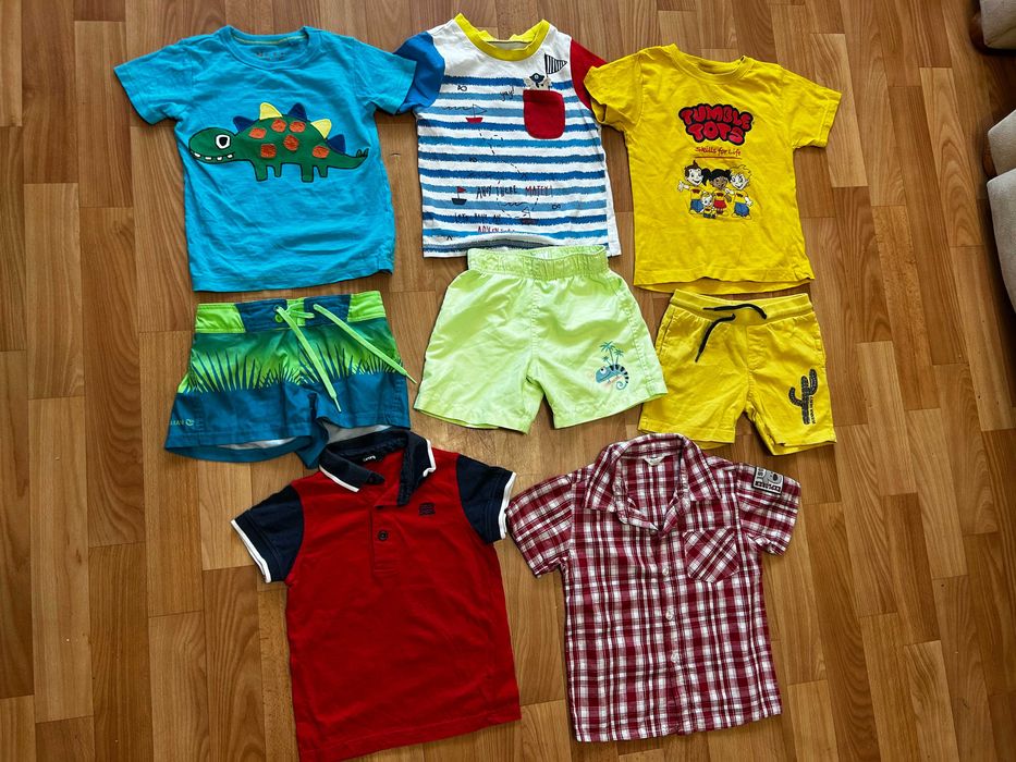 Шорты футболки на мальчика 2-3-4  года 92-98-104 TU Next F&F