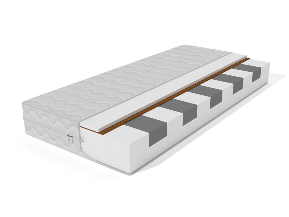 MATERAC wysokoelastyczny 9stref HR + KOKOS 90x200x15