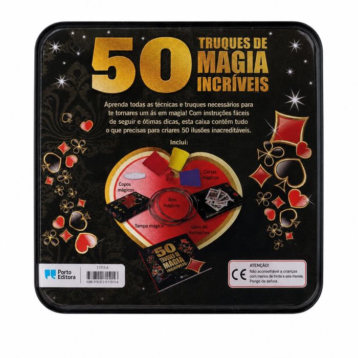 Caixa 50 Truques de Magia Incríveis