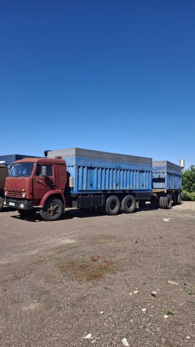 Камаз 53212 с прицепом.