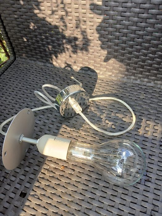Lampa metalowa sufitowa