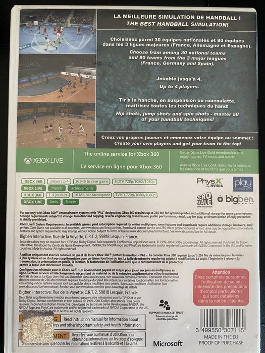 IHF Handball challenge 14 (Xbox 360)