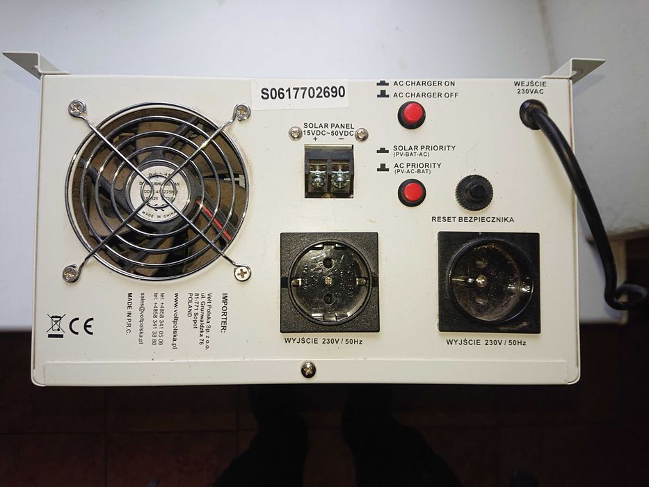 Inwerter solarny Sinus Pro 1000 S Volt