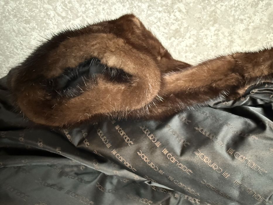 шуба норка довга М