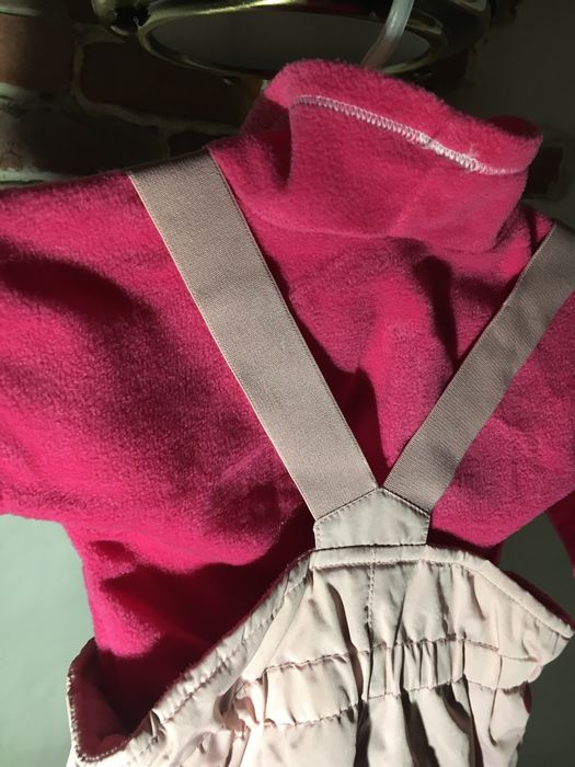 Фліс поддева штани полукомбінезон зимовий комплект H&M 74 - 80