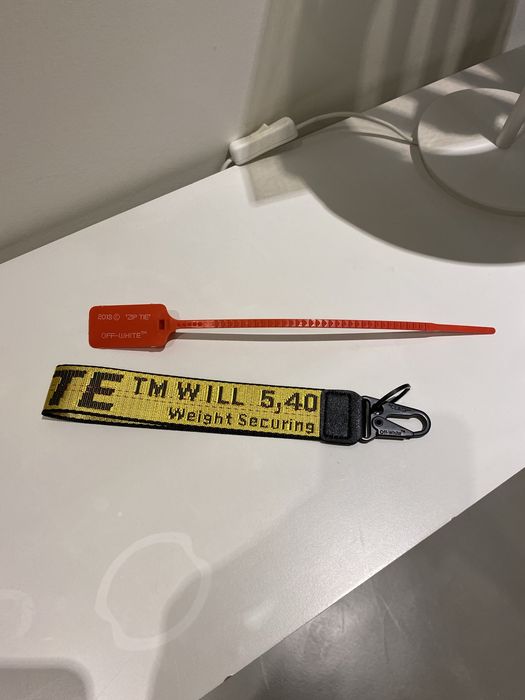 Keychain amarelo Off-Whit