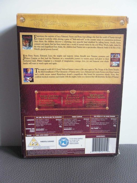 Chronicles Of Narnia - Trilogy 1-3 BOXSET [3DVD]