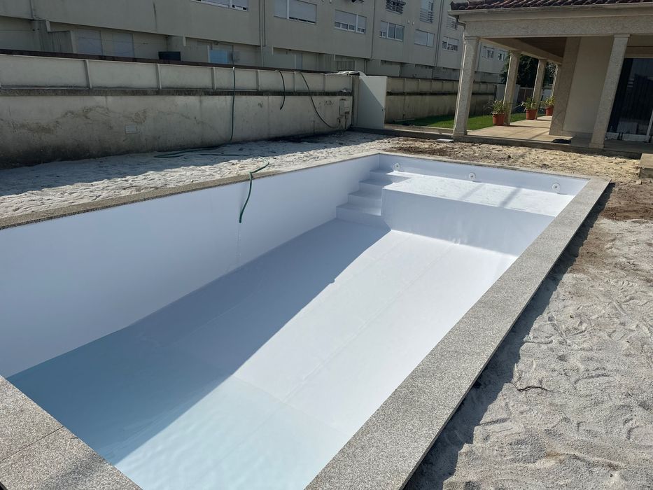 Instalação tela armada Piscinas