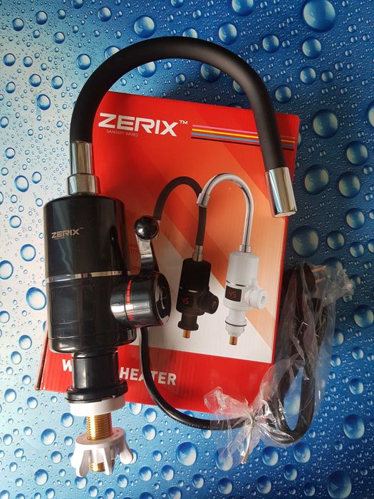 Проточный водонагреватель для кухни,умывальника Zerix ELW 06-ЕF-2Black