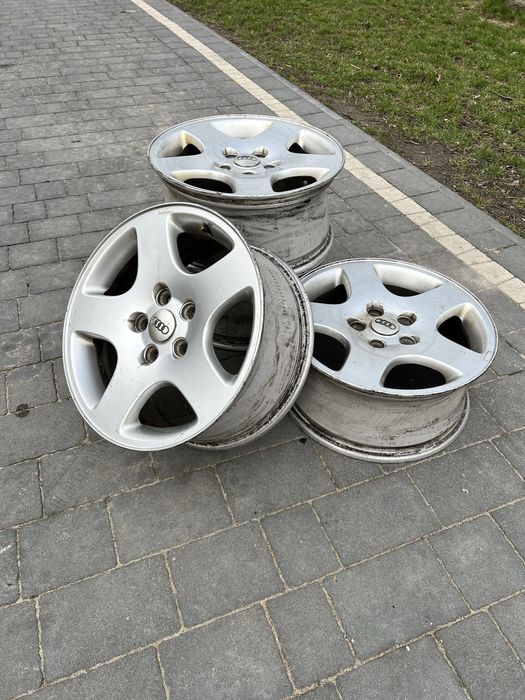 Felgi aluminiowe Audi – oryginalne, komplet 4 szt.
